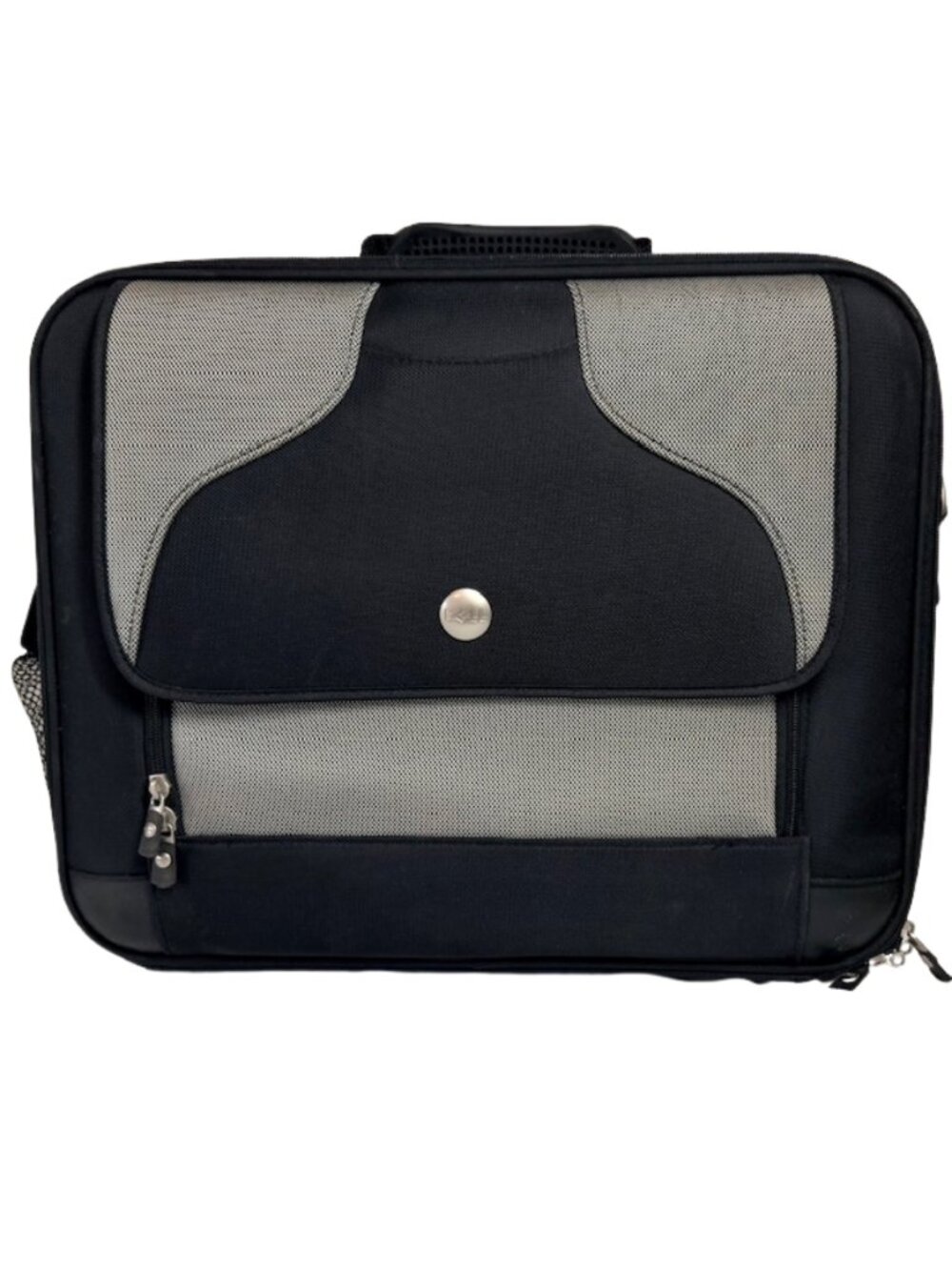 Dell Black & Gray Laptop Messenger Bag Briefcase Carrying Case